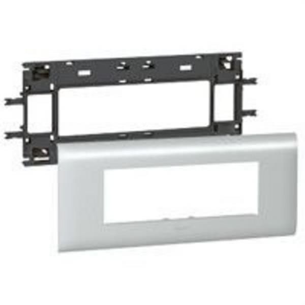 LEGRAND 011216 Adaptador MOSAIC aluminio 6 módulos T/85mm