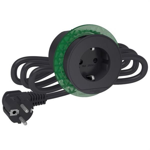 SCHNEIDER ELECTRIC INS44001 Base escritorio schuko antracita