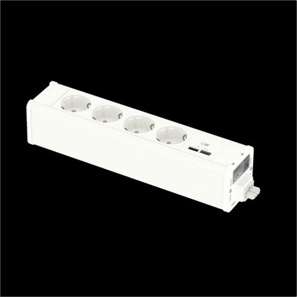 SCHNEIDER ELECTRIC INS44232 Módulo 4 schuko + USB A y C blanco