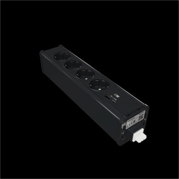 SCHNEIDER ELECTRIC INS44233 Módulo 4 schuko + USB A y C antracita