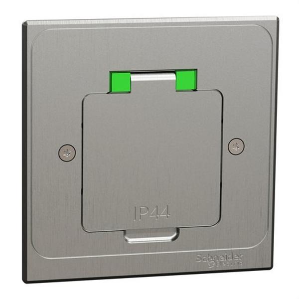 SCHNEIDER ELECTRIC INS52100 Base suelo shuko XS cuadrada con tapa