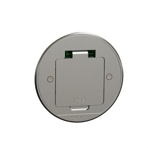 SCHNEIDER ELECTRIC INS52101 Base suelo shuko XS redonda con tapa