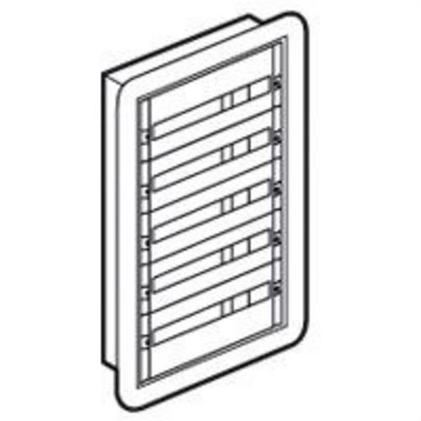 LEGRAND 020015 Caja XL3 160 empotrar metal 5 filas