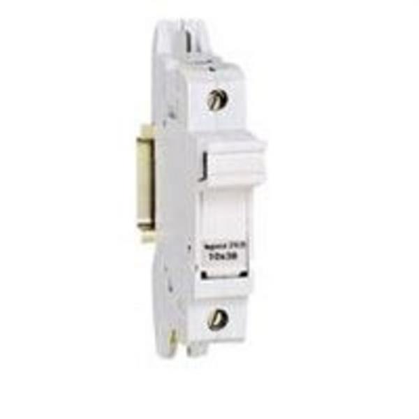 LEGRAND 021401 Base fusible seccionable T0 fijación tornillo rail 1 módulo