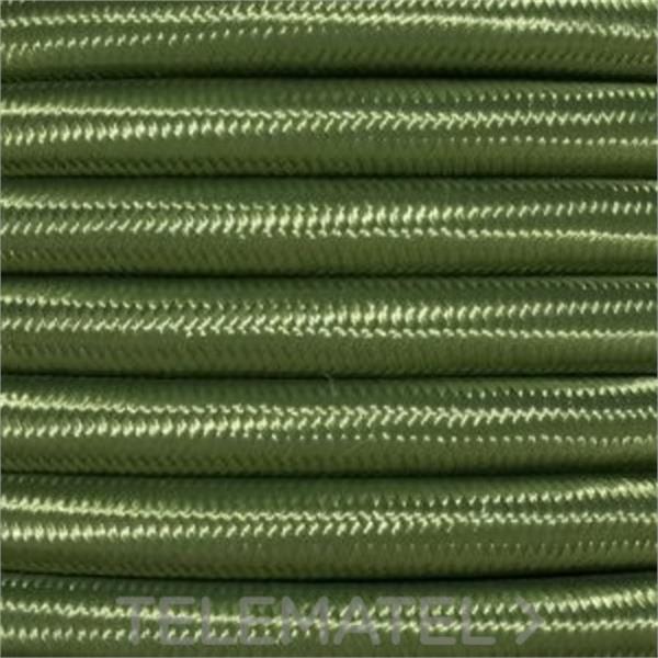 ALVICO BRO-023CYP Cable redondo trenzado textil 2x0,75mm verde
