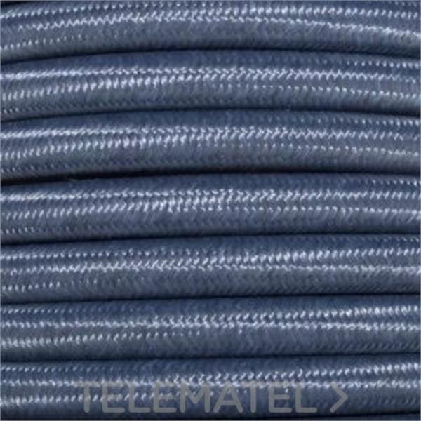 ALVICO BRO-023LEA Cable redondo trenzado textil 2x0,75mm lead (plomo)