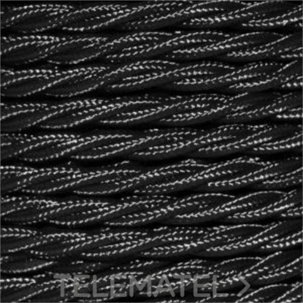 ALVICO BTWP-353BLK Cable trenzado PVC 2x0,75mm negro
