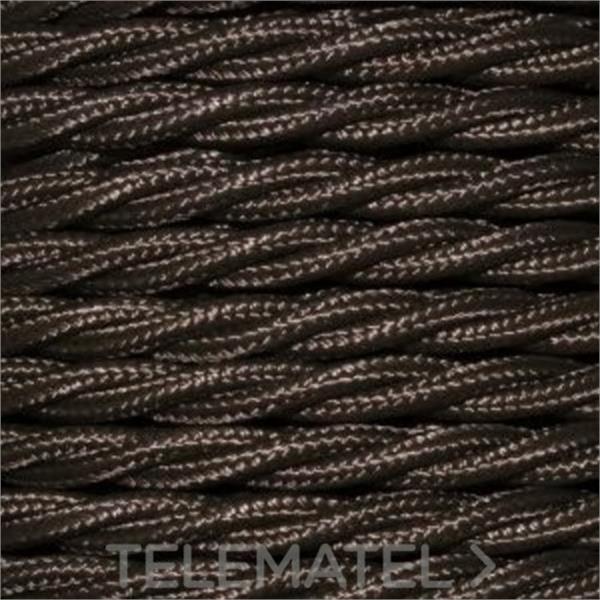 ALVICO BTWP-353BR Cable trenzado 2x0,75mm marrón