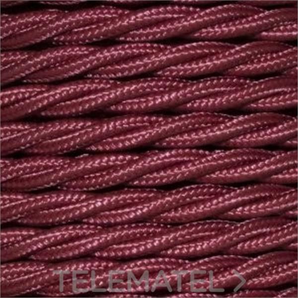 ALVICO BTWP-353BUR Cable trenzado PVC 2x0,75mm burgundi