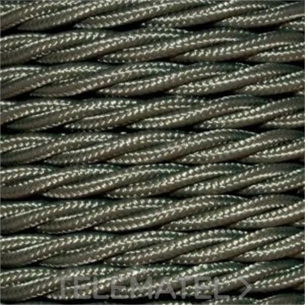 ALVICO BTWP-353KHA Cable trenzado PVC 2x0,75mm khaki