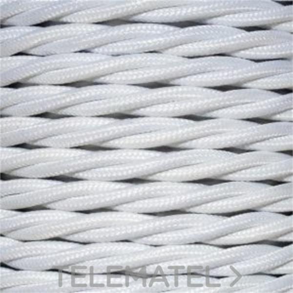 ALVICO BTWP-353W Cable trenzado 2x0.75mm blanco