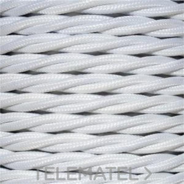 ALVICO BTWP-553FWH Cable trenzado 2x1,5cm blanco