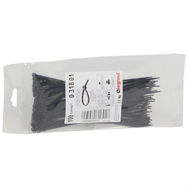 LEGRAND 031801 Collarín negro 2,4x140mm