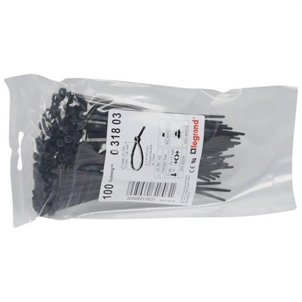 LEGRAND 031803 Collarín negro 3,5x140mm