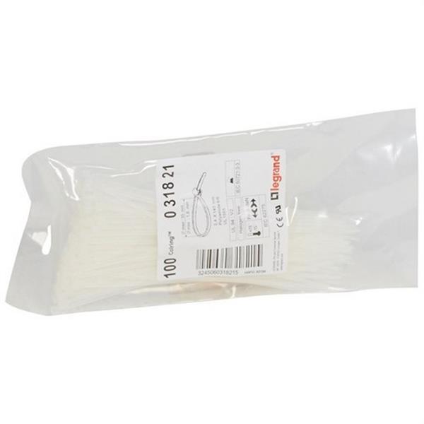 LEGRAND 031821 Collarín blanco 2,4x140mm