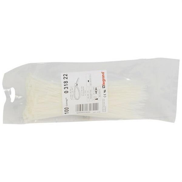 LEGRAND 031822 Collarín blanco 2,4x180mm