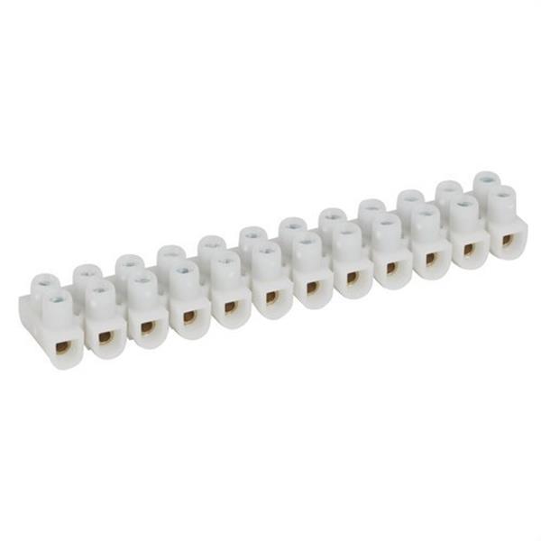 LEGRAND 034275 Regleta NYLBloc 2,5mm² blanca