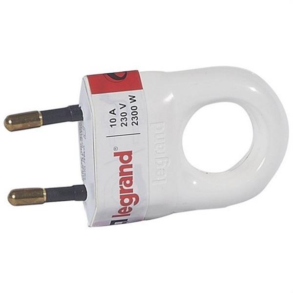 LEGRAND 050312 Clavija 2P blanco