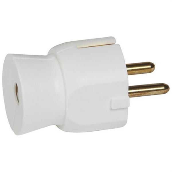 LEGRAND 050315 Clavija 2P + TT sin recta blanco