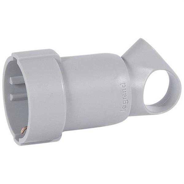 LEGRAND 050325 Base móvil 2P + TT 16A con tirador gris