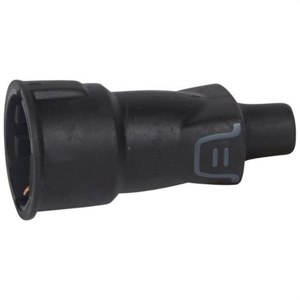 LEGRAND 050343 Base 2P + TT 16A caucho negro
