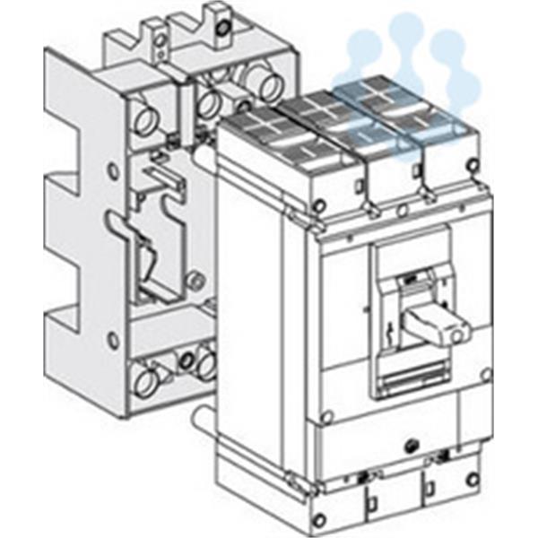 SCHNEIDER ELECTRIC 32563 *CUBREBORNE CORTO 4P NS400/630 (2u)