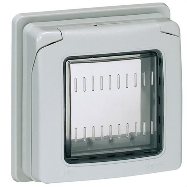 LEGRAND 053948 Adaptador plexo gris COMB P17