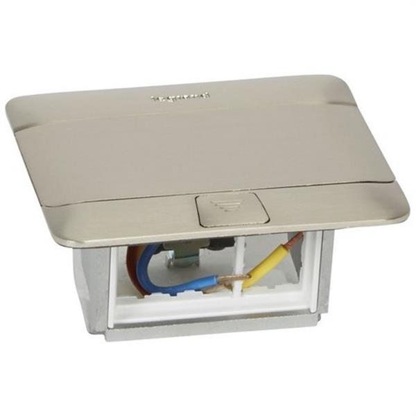 LEGRAND 054020 Programa MOSAIC POP-UP 3 módulos inoxidable