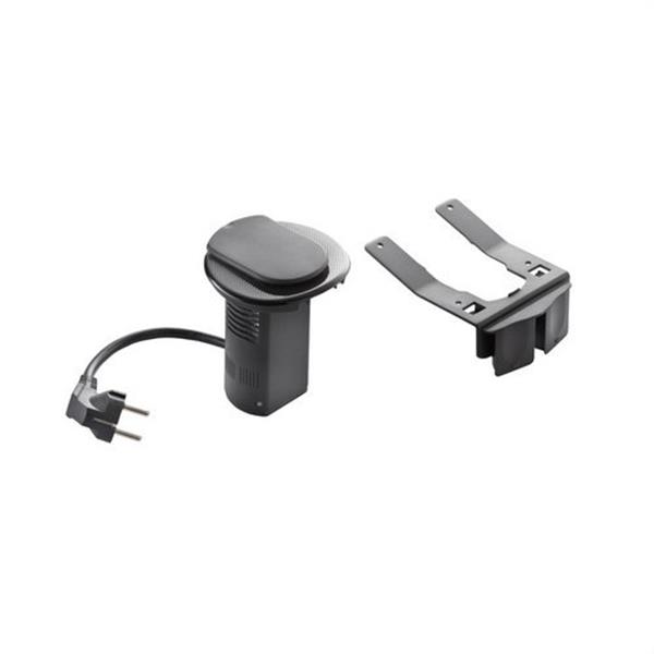 LEGRAND 054086 Mosaico mesa 2PTL + USB negro