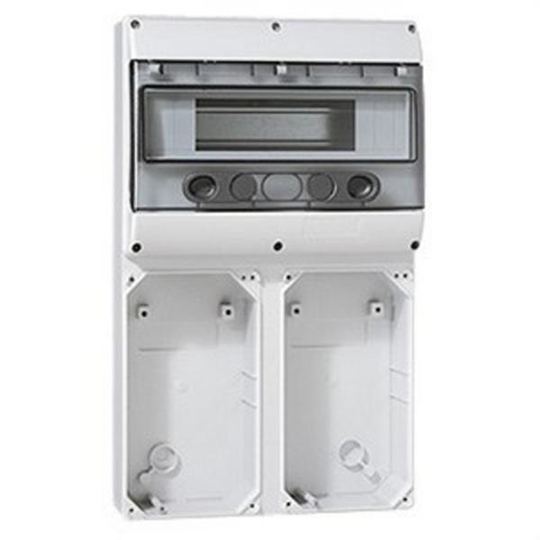 LEGRAND 057708 Base 12 módulos para 4 tomas 16A