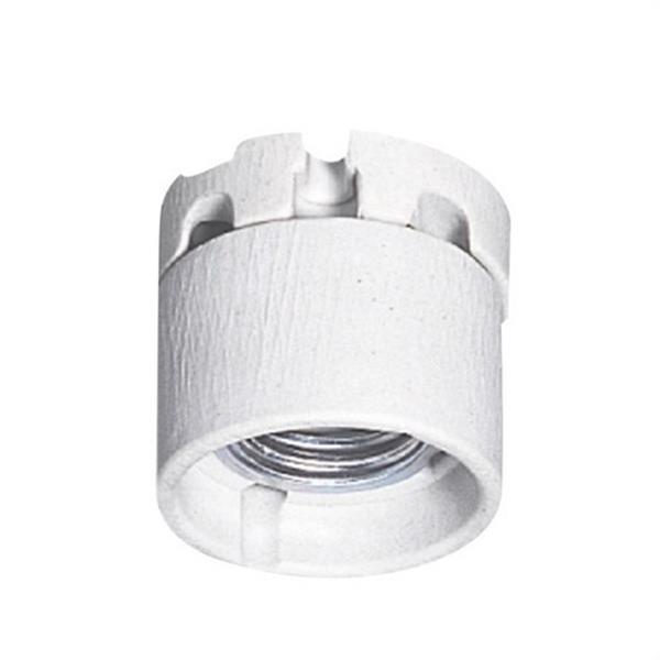 LEGRAND 060130 Portalámparas porcelana E27 con faldón y freno