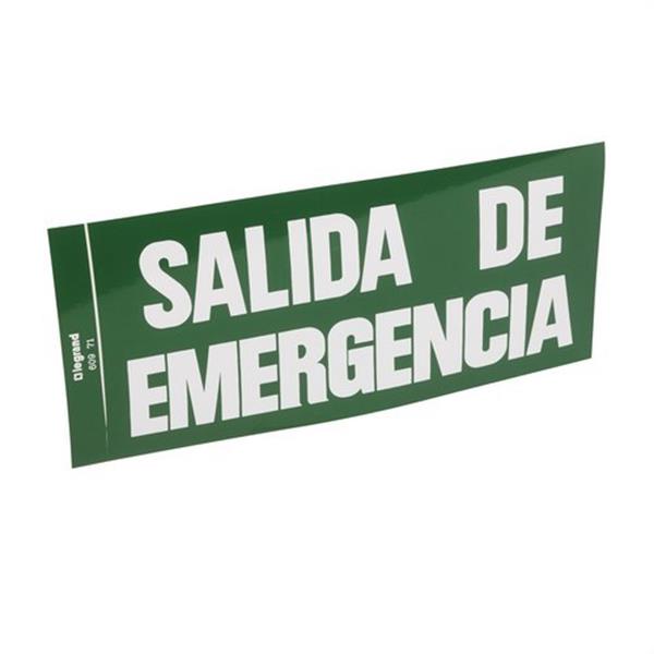 LEGRAND 060971 Etiqueta señalización SALIDA DE EMERGENCIA