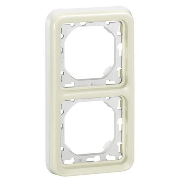 LEGRAND 069696 Caja empotrar vertical 2 posiciones plexo blanco
