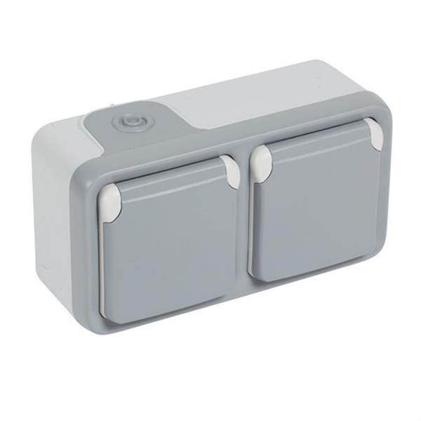 LEGRAND 069702 Mecanismo plexo doble 2P + TT horizontal