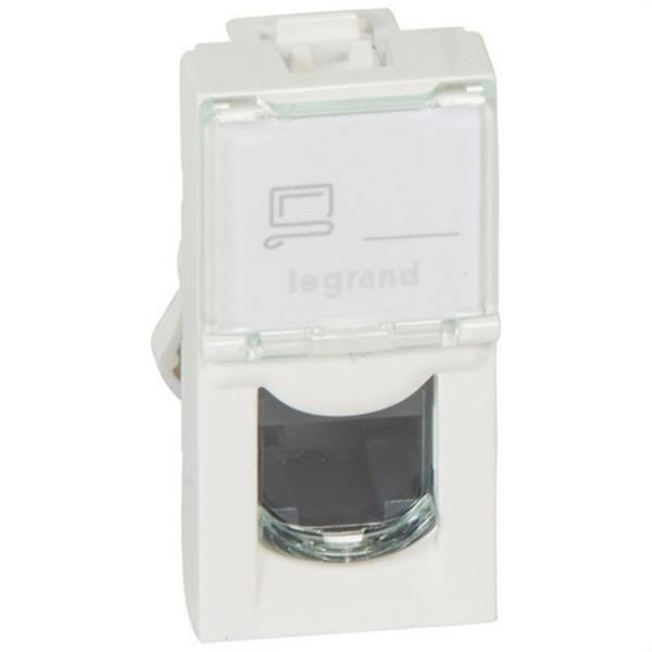 LEGRAND 076551 Toma RJ45 categoría 5e UTP 1 módulo blanco