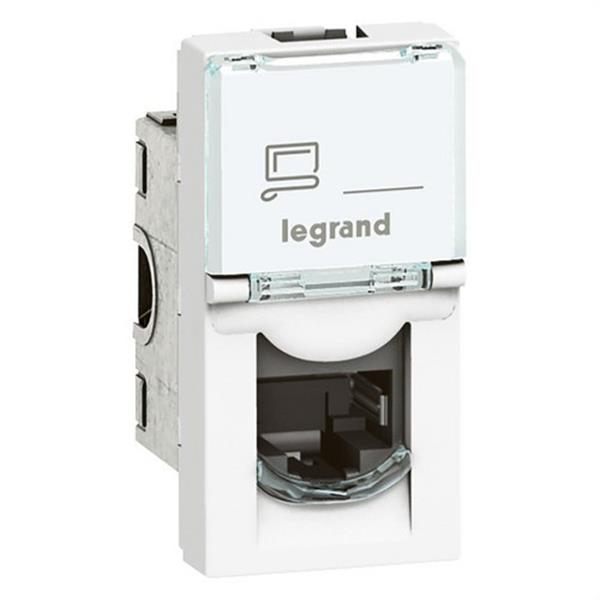LEGRAND 076561 Toma RJ45 categoría 6 UTP 1 módulo blanco