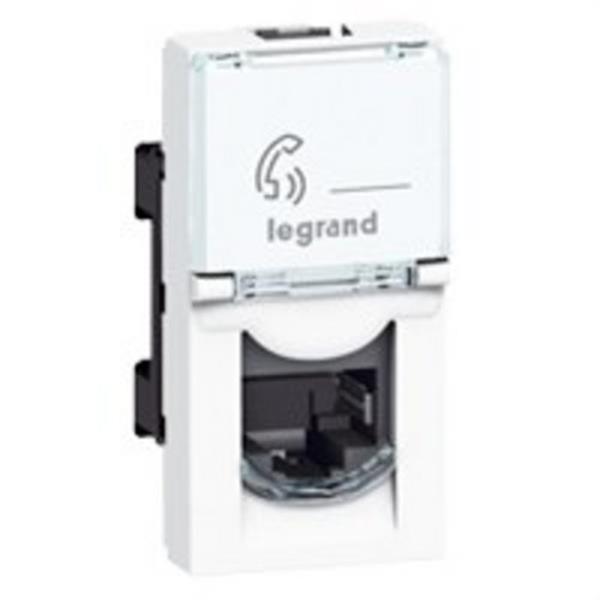 LEGRAND 076562 Toma RJ45 categoría 6 FTP 1 módulo blanco