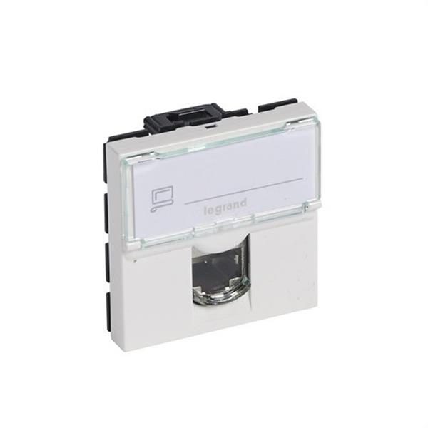 LEGRAND 076576 Toma RJ45 categoría 6A STP 2 módulos blanco
