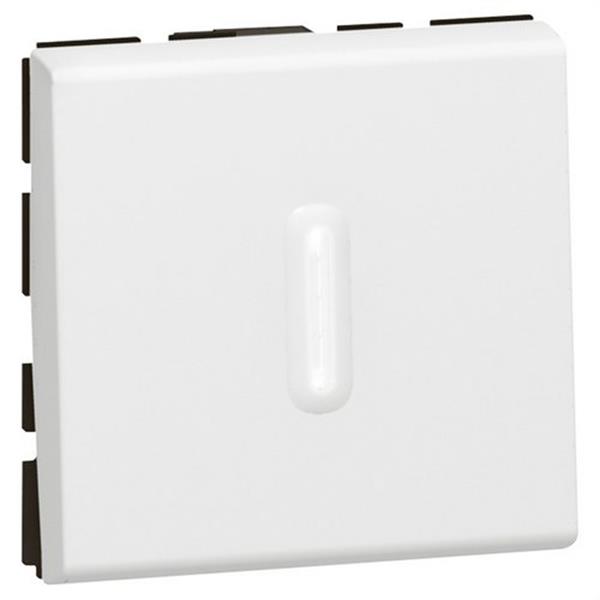 LEGRAND 077042 *PULSADOR INVERSOR CON VISOR 2 MÓDULOS MOSAIC-II