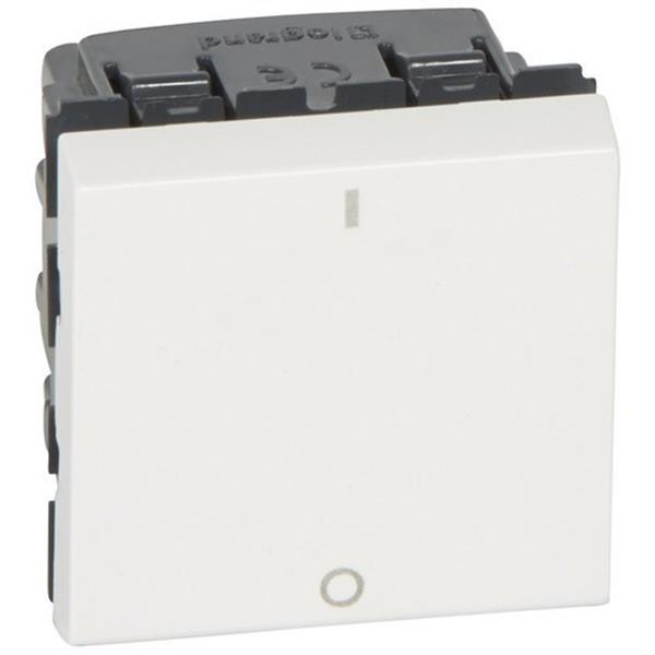 LEGRAND 077050 *INTERRUPTOR BIPOLAR 20A 2 MÓDULOS MOSAIC-II