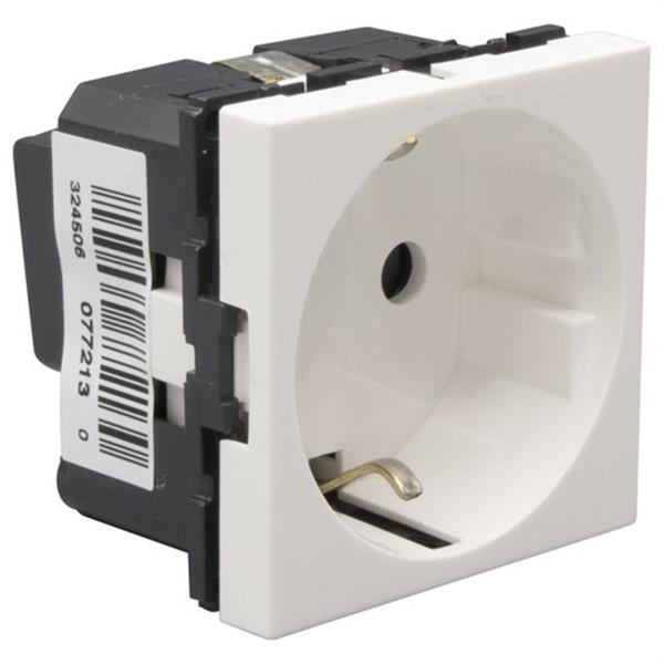 LEGRAND 077213 Toma 2P + TT lateral con tornillo MOSAIC-II