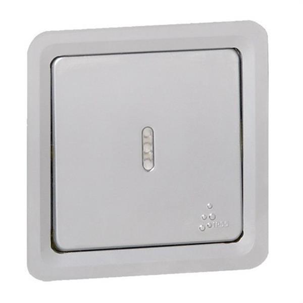 LEGRAND 077844 Pulsador con piloto SOLIROC NA-NC 6A 230V