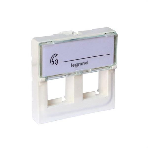 LEGRAND 078610 Tapa MOSAIC-II 2X KEYSTONE 2 módulos