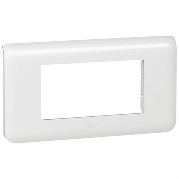 LEGRAND 078814 Marco horizontal MOSAIC-II 4 módulos blanco