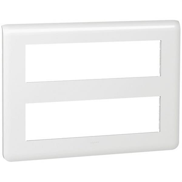 LEGRAND 078837 Marco central MOSAIC-II 2x8 blanco