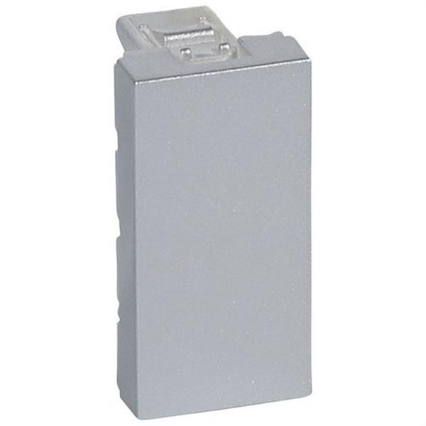 LEGRAND 079270 Tapa ciega 1 módulo MOSAIC-II aluminio