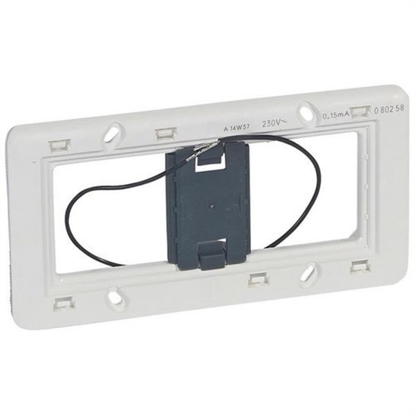 LEGRAND 080258 Soporte MOSAIC-II 4-5 MOD horizontal luminoso