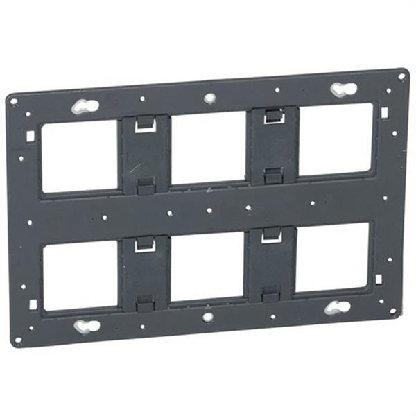 LEGRAND 080266 Soporte central MOSAIC-II 2x6-8 módulo