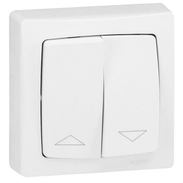 LEGRAND 086013 *Mecanismo doble interruptor mando serie cuadrada OTEO