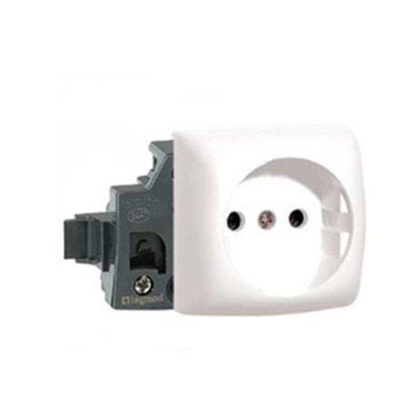 LEGRAND 086125 Combinación toma 2P protección serie cuadrada OTEO